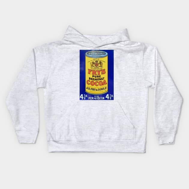 Fry's Pure Breakfast Cocoa Ad Kids Hoodie by WAITE-SMITH VINTAGE ART